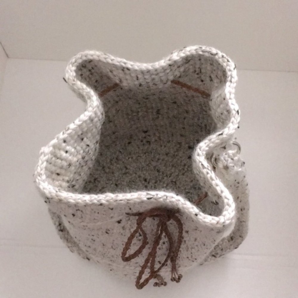 Handmade Bag Crochet Backpack - Picture 7 of 10